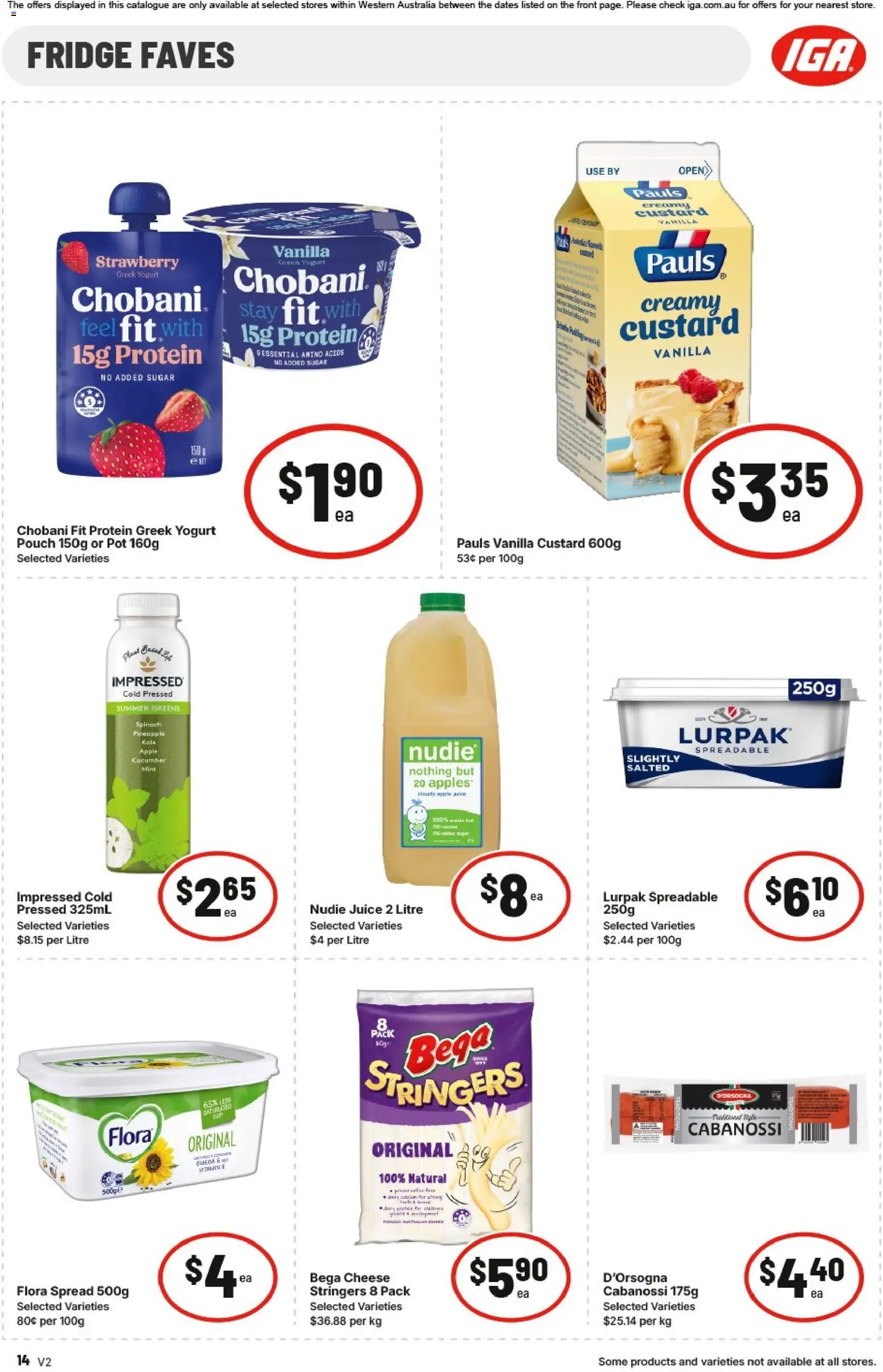 IGA Catalogue NT/WA - page 14- valid from 14/01/2026