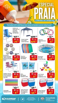 Pré-visualização Semar Supermercado - Ofertas Especial Praia válida a partir de 01/02/2026