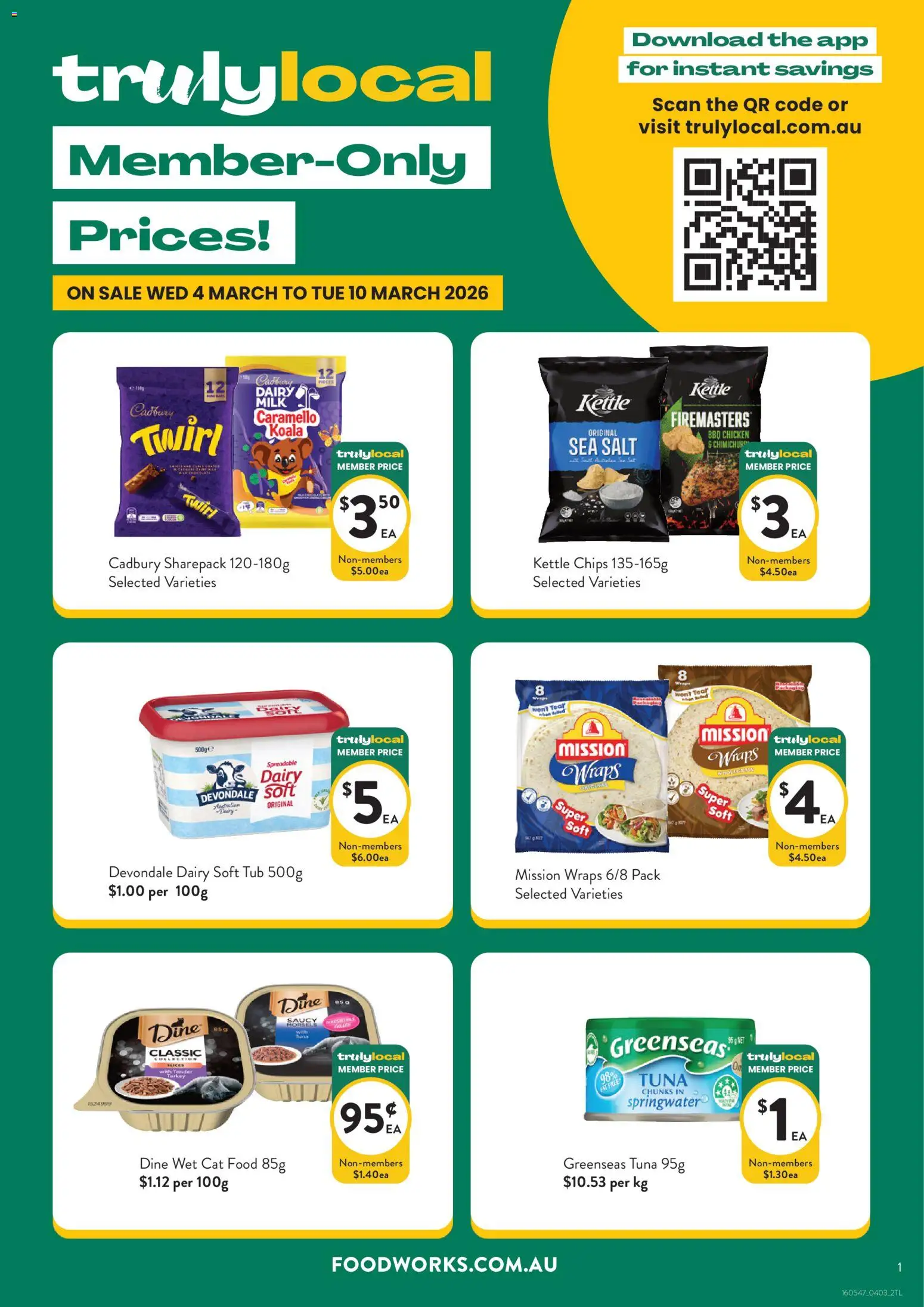 Foodworks Truly Local  - page 1- valid from 04/03/2026