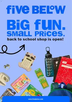 Preview Five Below Weekly Ad valid from 07/14/2025