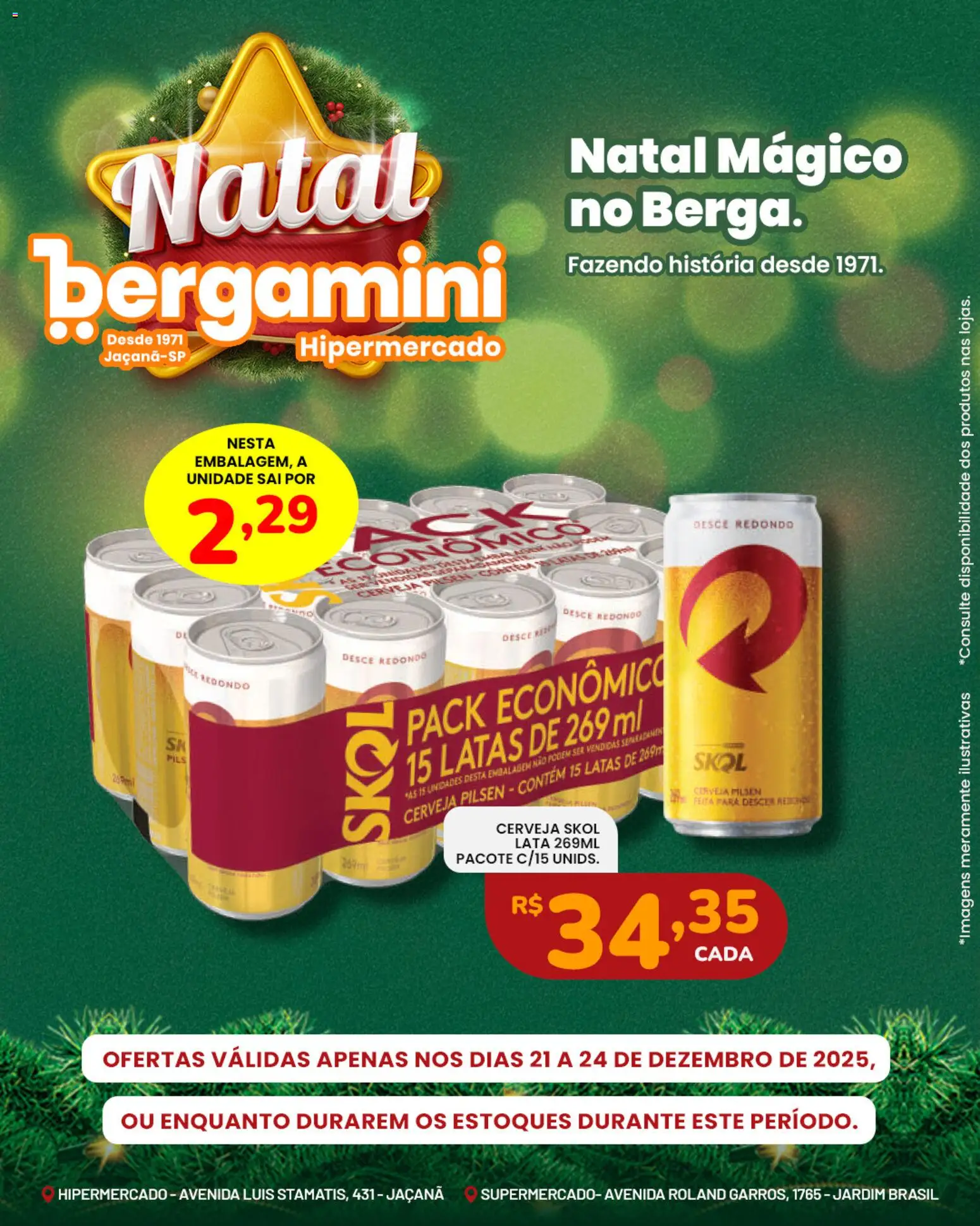 Supermercado Bergamini - Ofertas da semana - página 1- válido a partir de 21/12/2025
