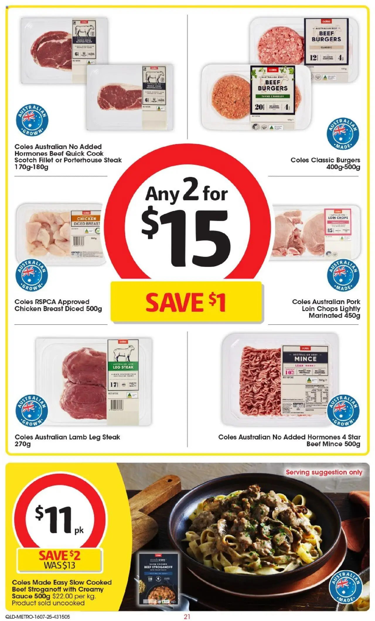 Coles Catalogue QLD North - page 21- valid from 16/07/2025