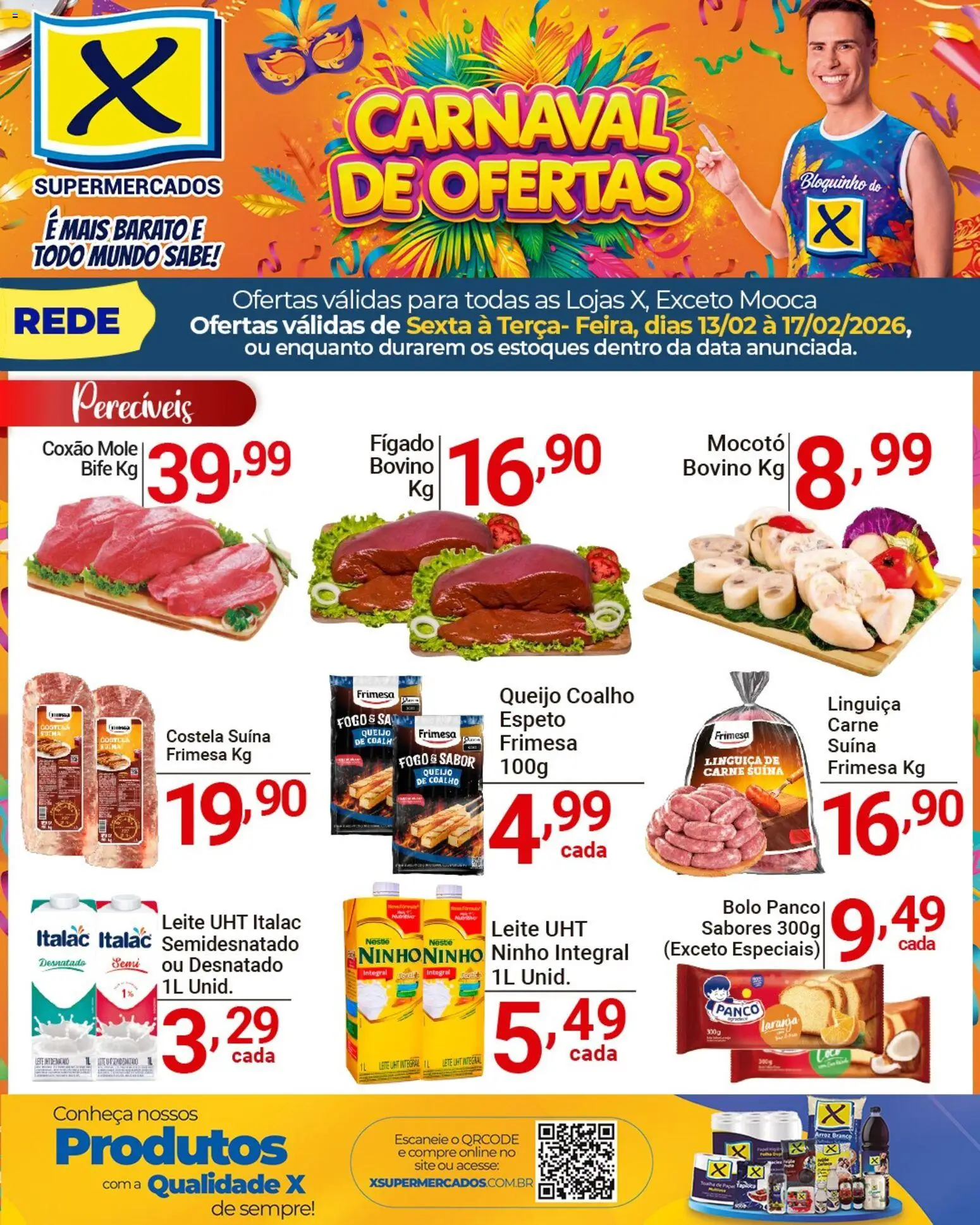 X Supermercados - Ofertas da semana - página 1- válido a partir de 13/02/2026
