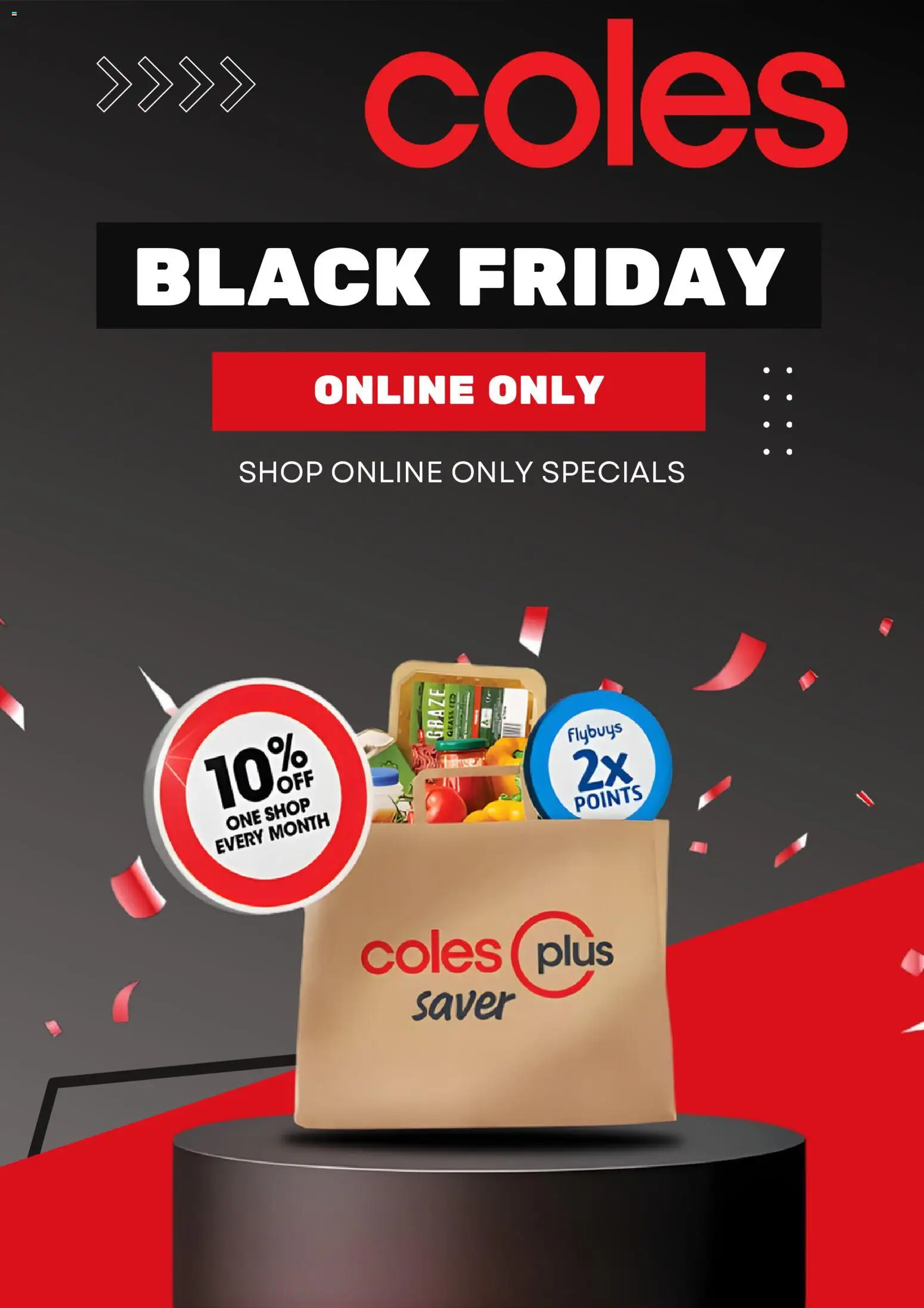 Coles Black Friday - page 1- valid from 11/11/2025