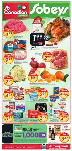 Preview Sobeys weekly flyer / circulaire valid from Dec 4, 2025