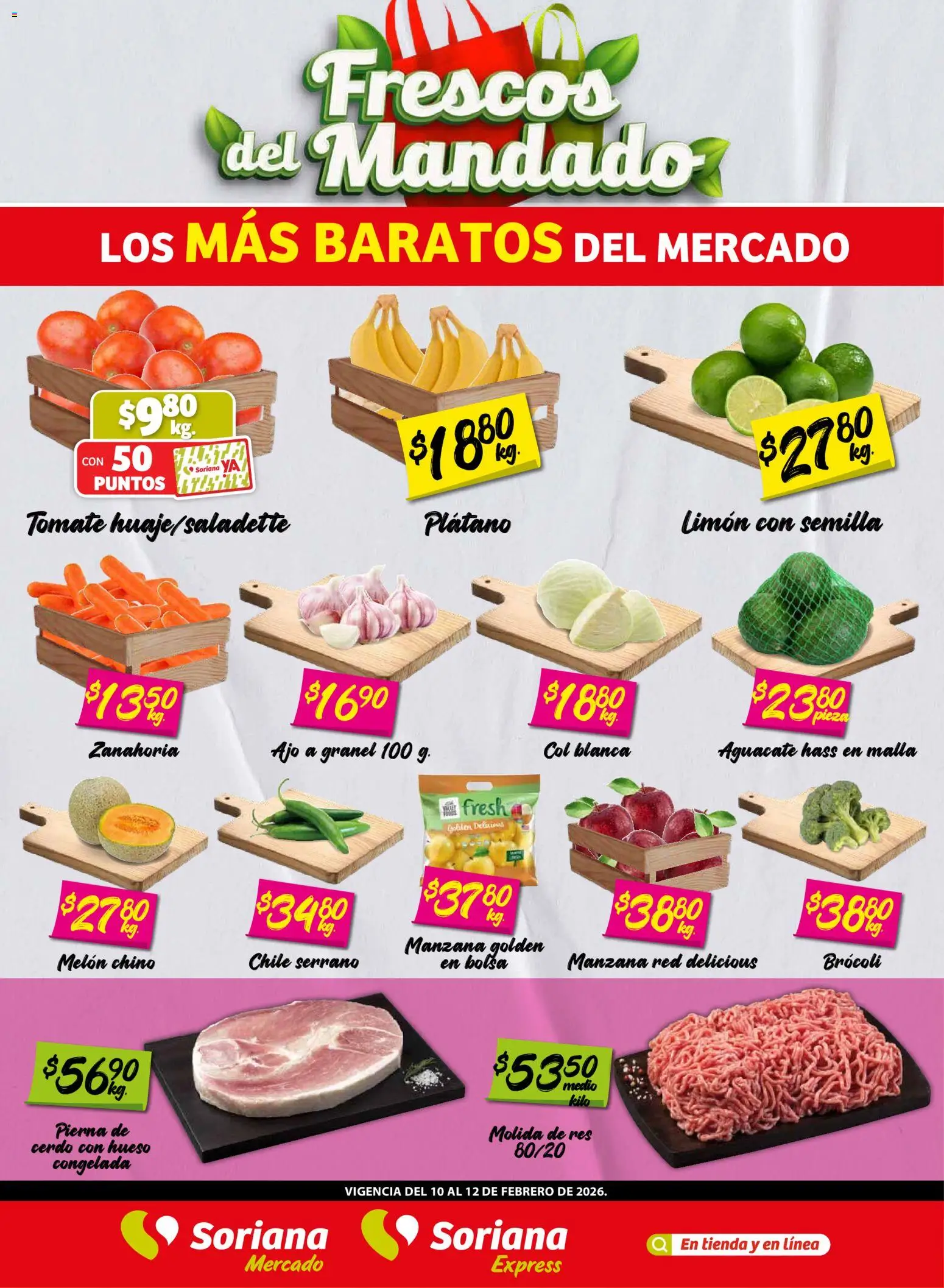 Soriana - Frescos del Mandado Mercado: Tamaulipas - página 1- válido desde 10/02/2026