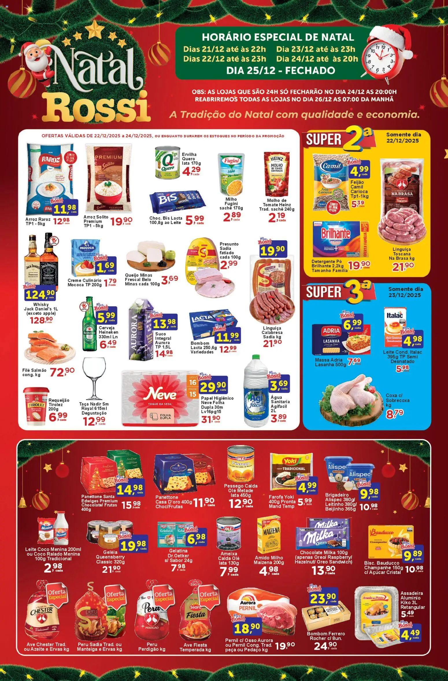 Rossi Supermercados - Ofertas da semana - página 1- válido a partir de 22/12/2025
