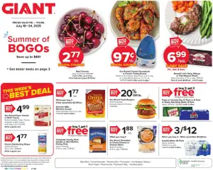 Preview Giant Weekly Ad valid from 07/18/2025