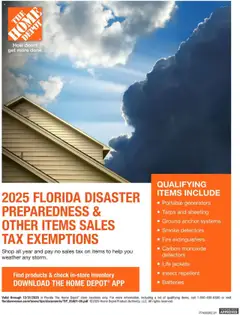 Preview Home Depot Standalone valid from 08/01/2025