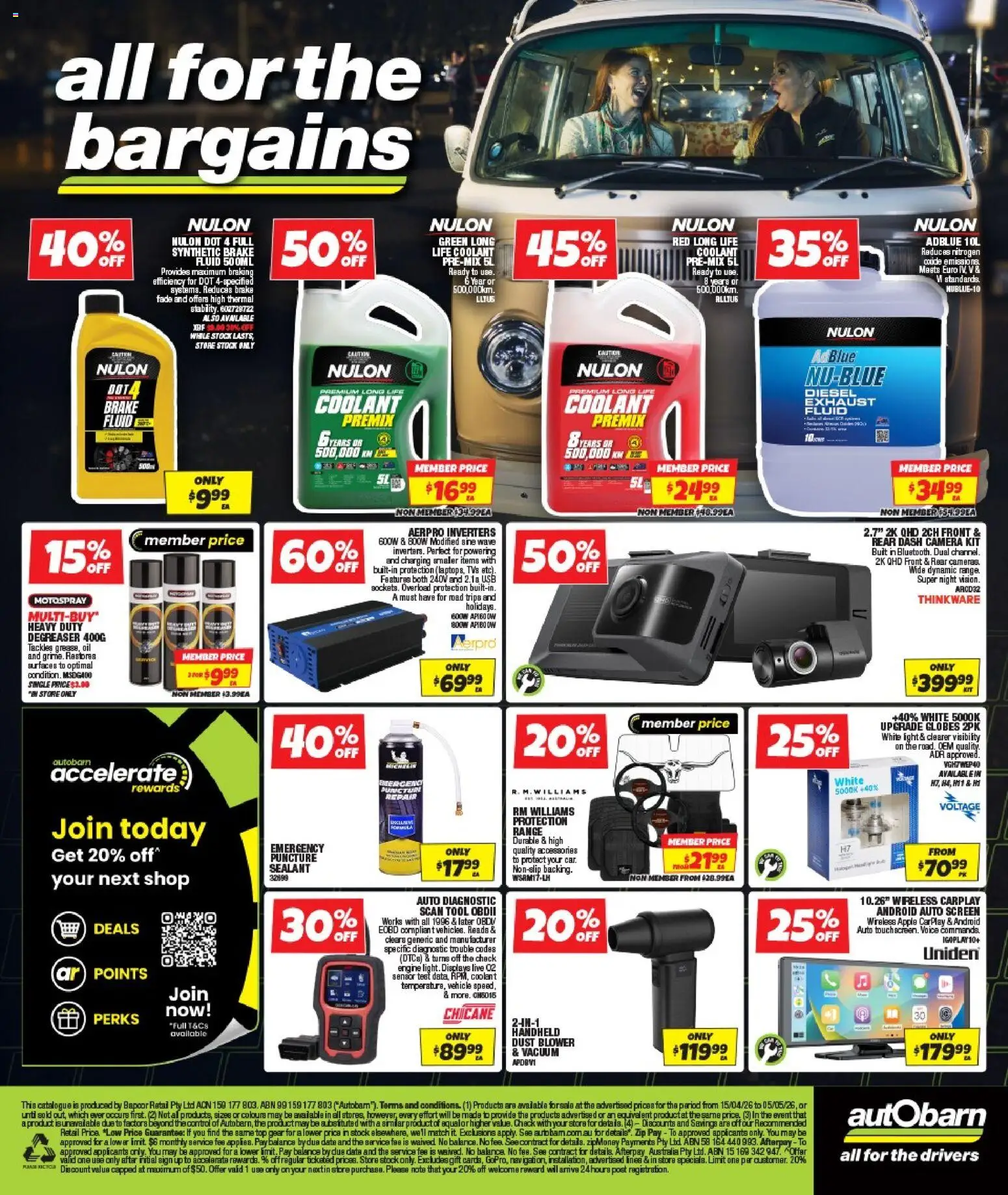 Autobarn catalogue - page 16- valid from 15/04/2026
