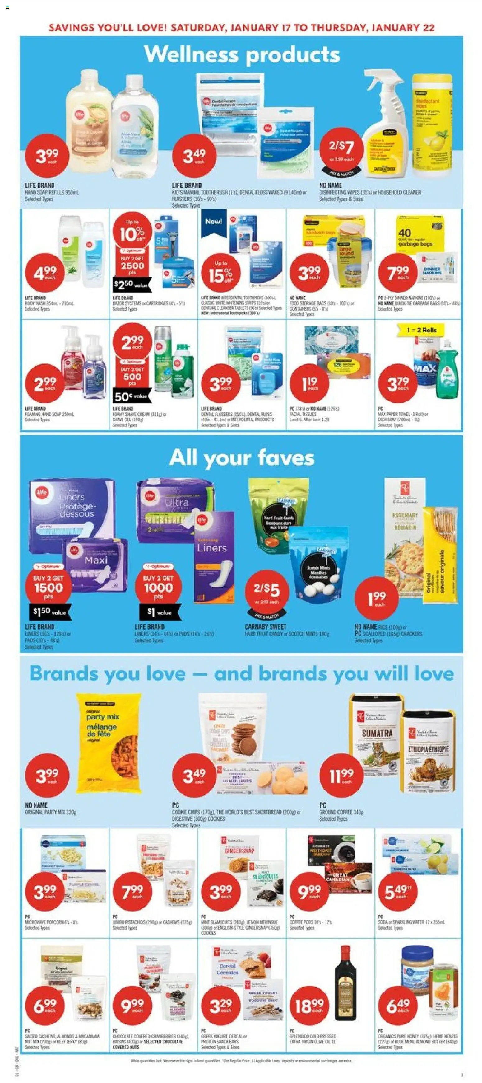 Shoppers weekly flyer / circulaire - page 12- valid from Jan 16, 2026