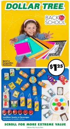 Preview Dollar Tree Weekly Ad valid from 08/17/2025