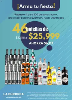 La Europea catálogo Arma tu Fiesta válido desde 07/01/2025