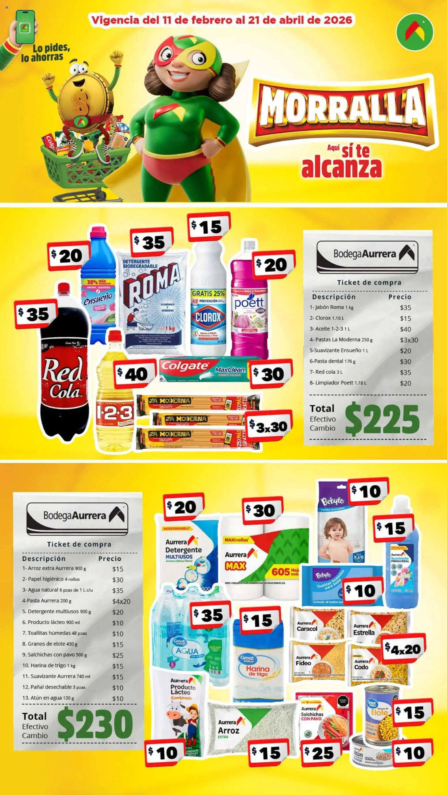 Bodega Aurrerá folleto - página 1- válido desde 11/02/2026