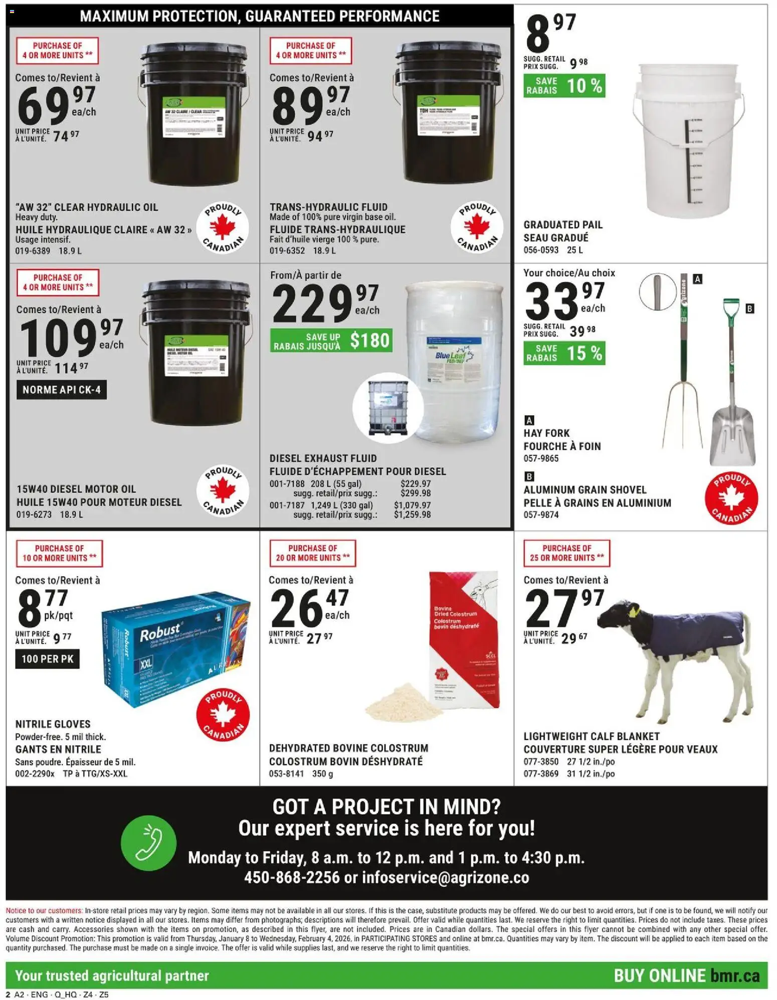 BMR - Agrizone flyer - page 2- valid from Jan 8, 2026