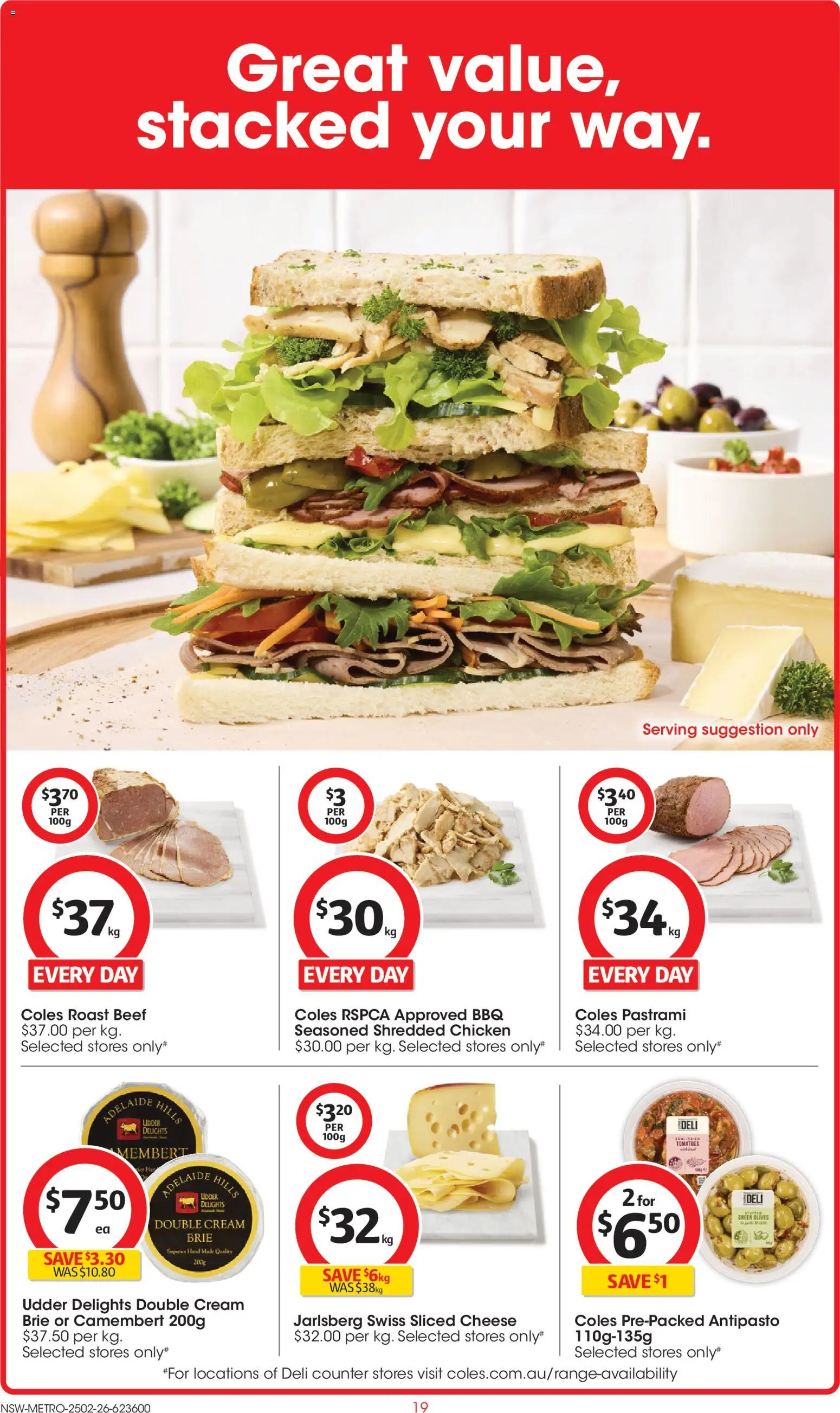 Coles Catalogue  - page 19- valid from 25/02/2026