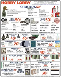 Preview Hobby Lobby Weekly Ad valid from 11/30/2025