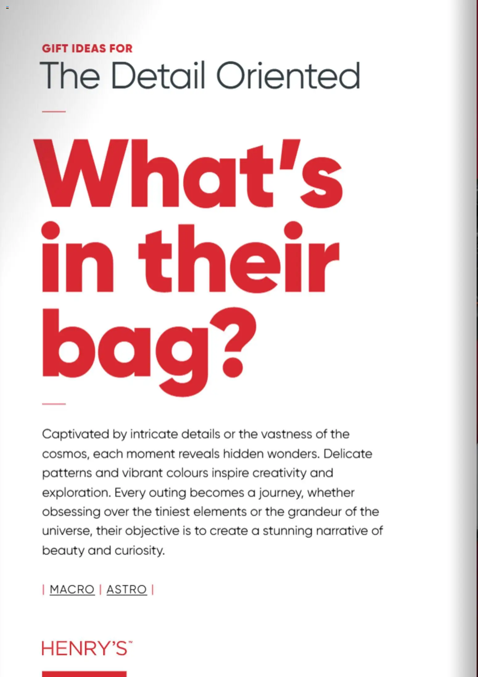 Henry's flyer / circulaire - page 8- valid from Nov 1, 2025