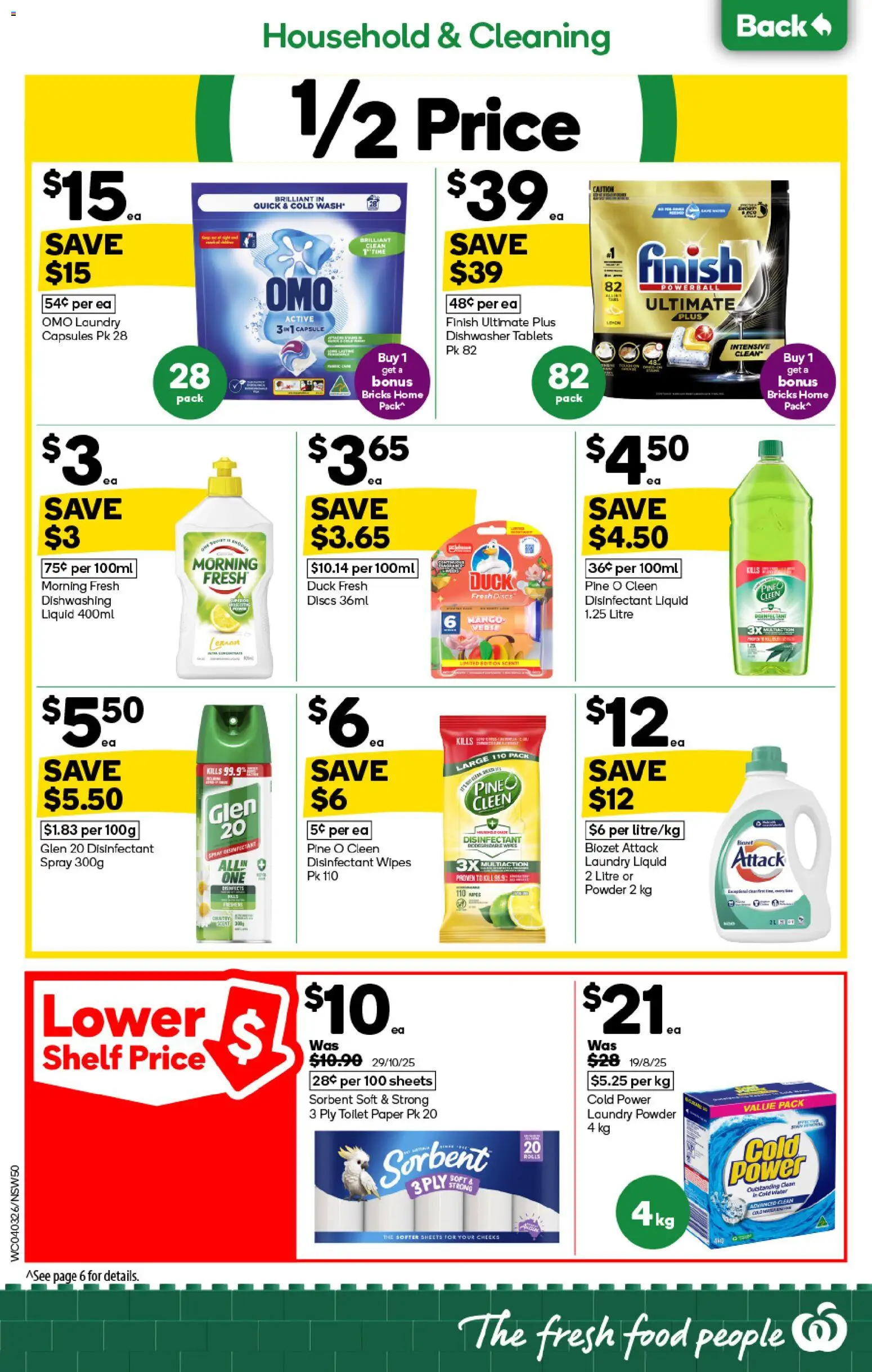 Woolworths catalogue  - page 50- valid from 04/03/2026