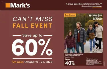 Preview Mark's weekly flyer / circulaire valid from Oct 9, 2025