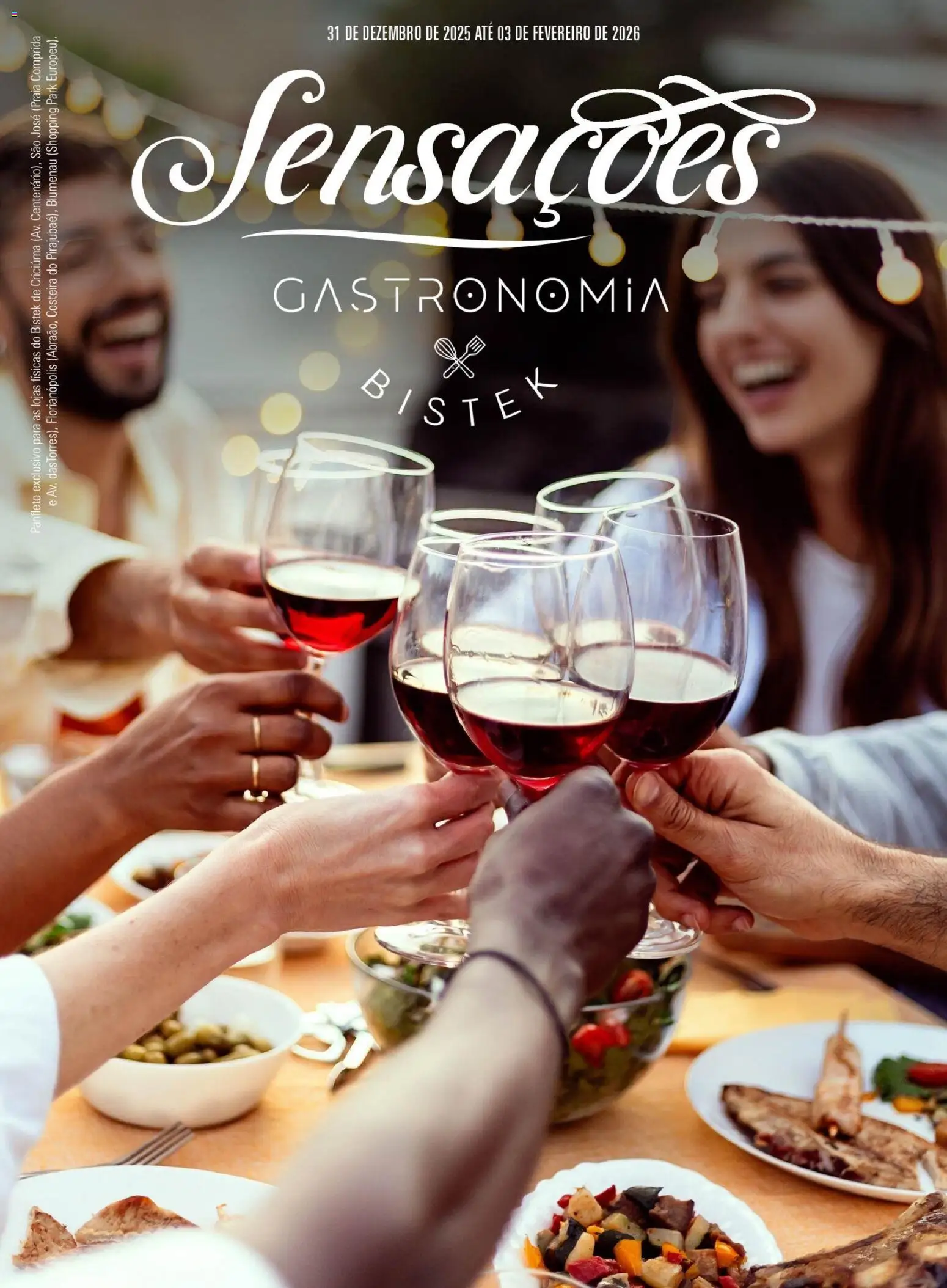 Bistek Supermercados - Ofertas Sensações Gastronomia - página 1- válido a partir de 31/12/2025
