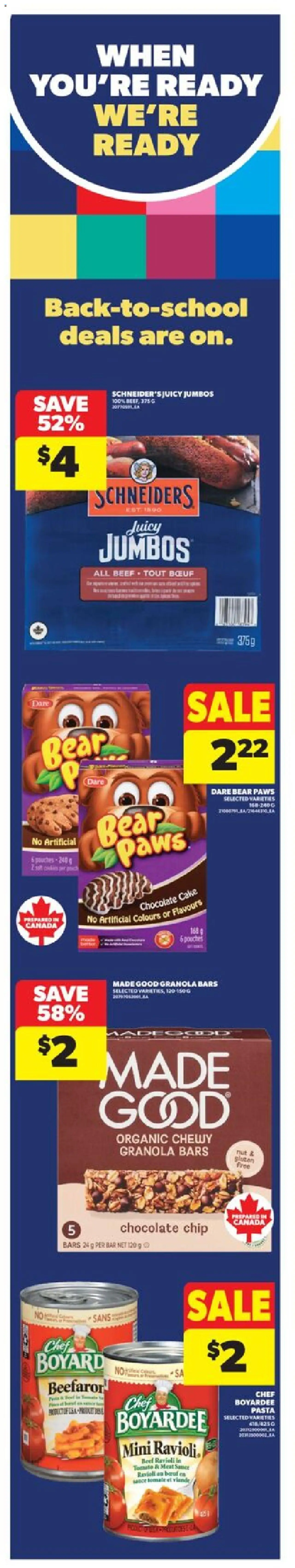 Real Canadian Superstore weekly flyer / circulaire - page 1- valid from Aug 21, 2025
