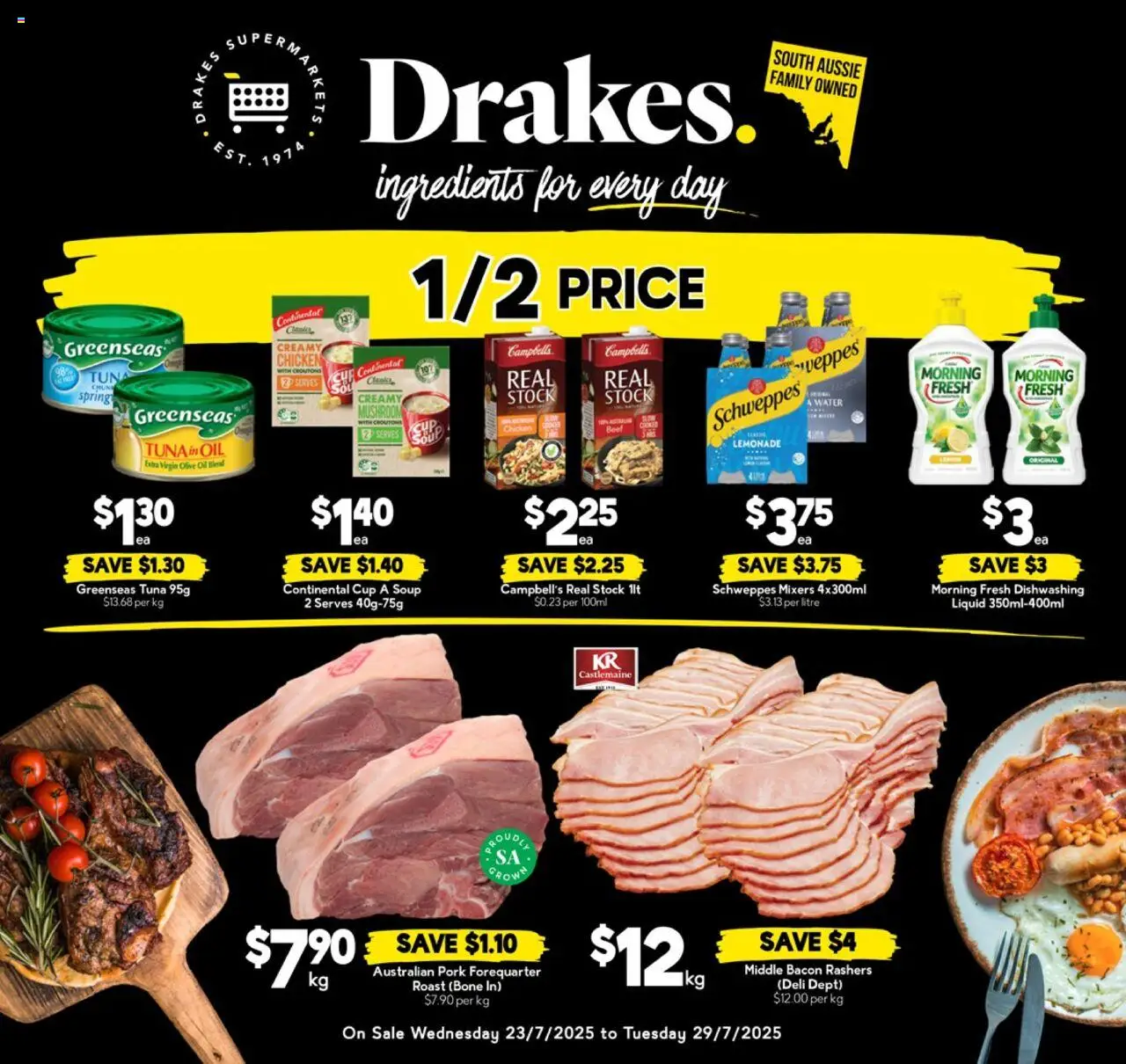 Drakes Catalogue SA - page 1- valid from 23/07/2025