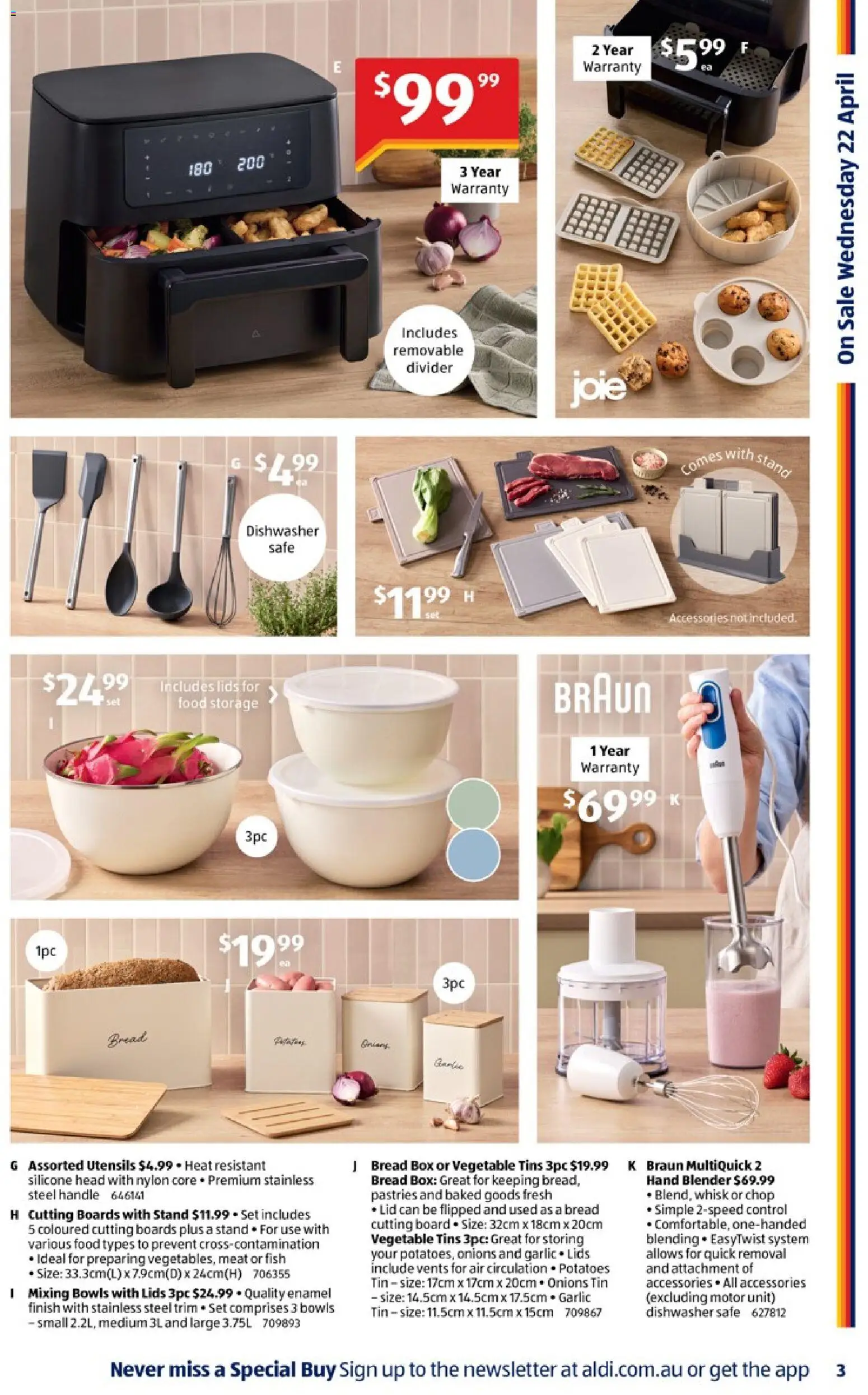 Aldi catalogue  - page 3- valid from 15/04/2026