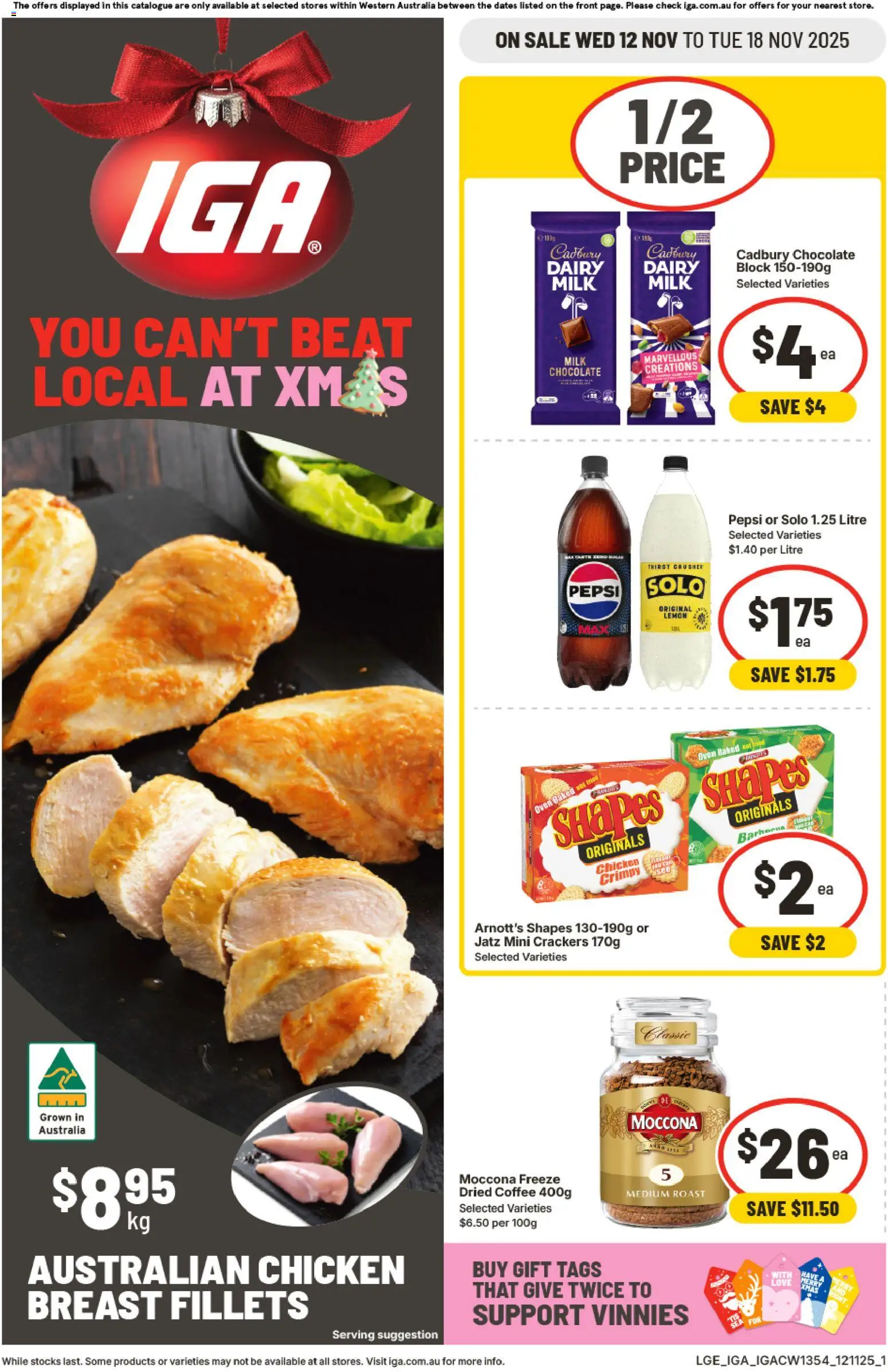 IGA Catalogue WA - page 1- valid from 12/11/2025