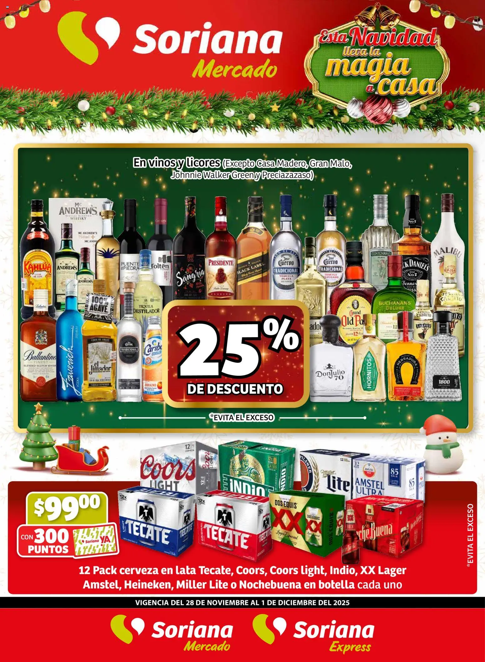 Soriana - Fin de Semana Mercado: BCS, Son y Sin - página 1- válido desde 28/11/2025