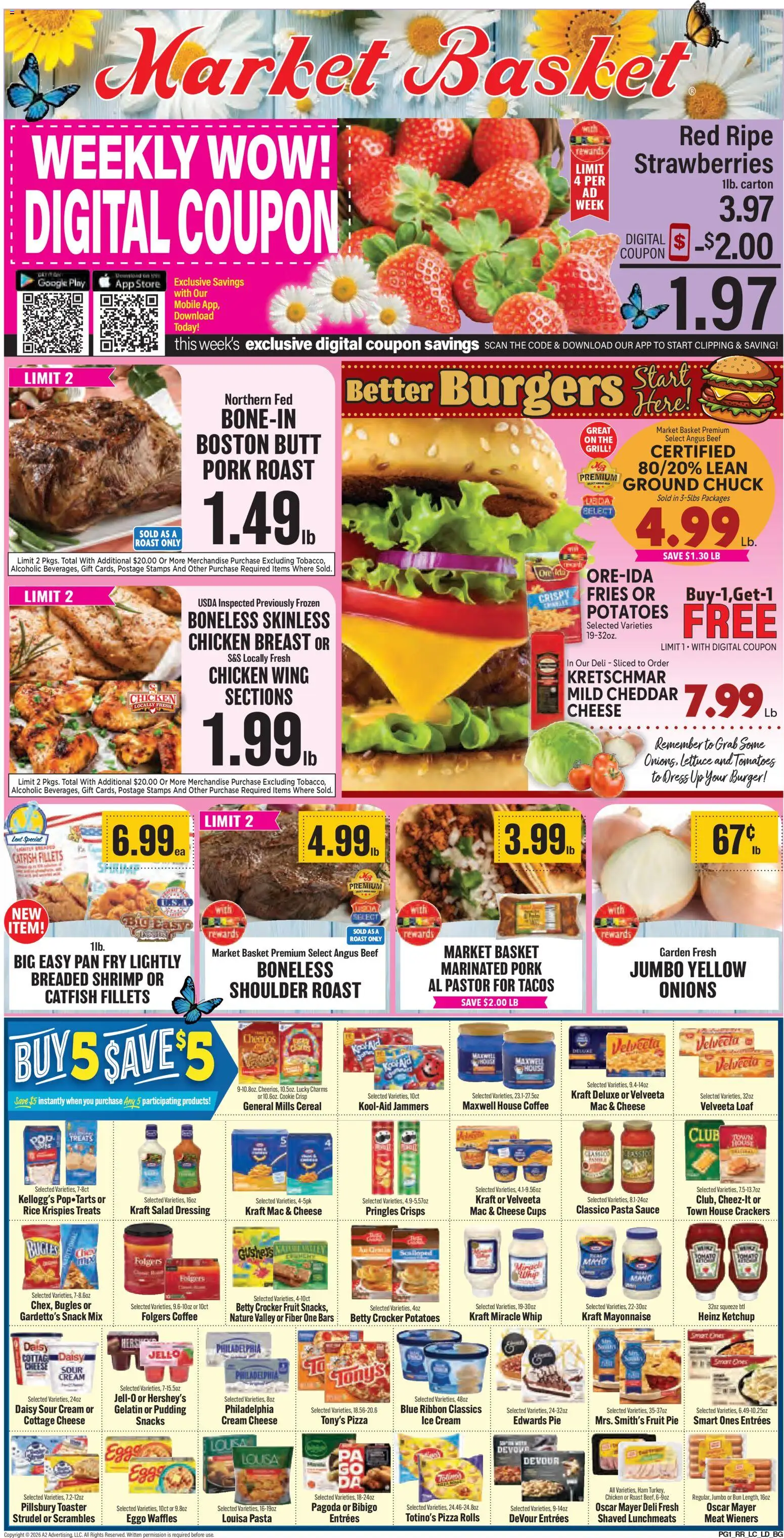 Market Basket Weekly Ad - page 1- valid from 03/04/2026