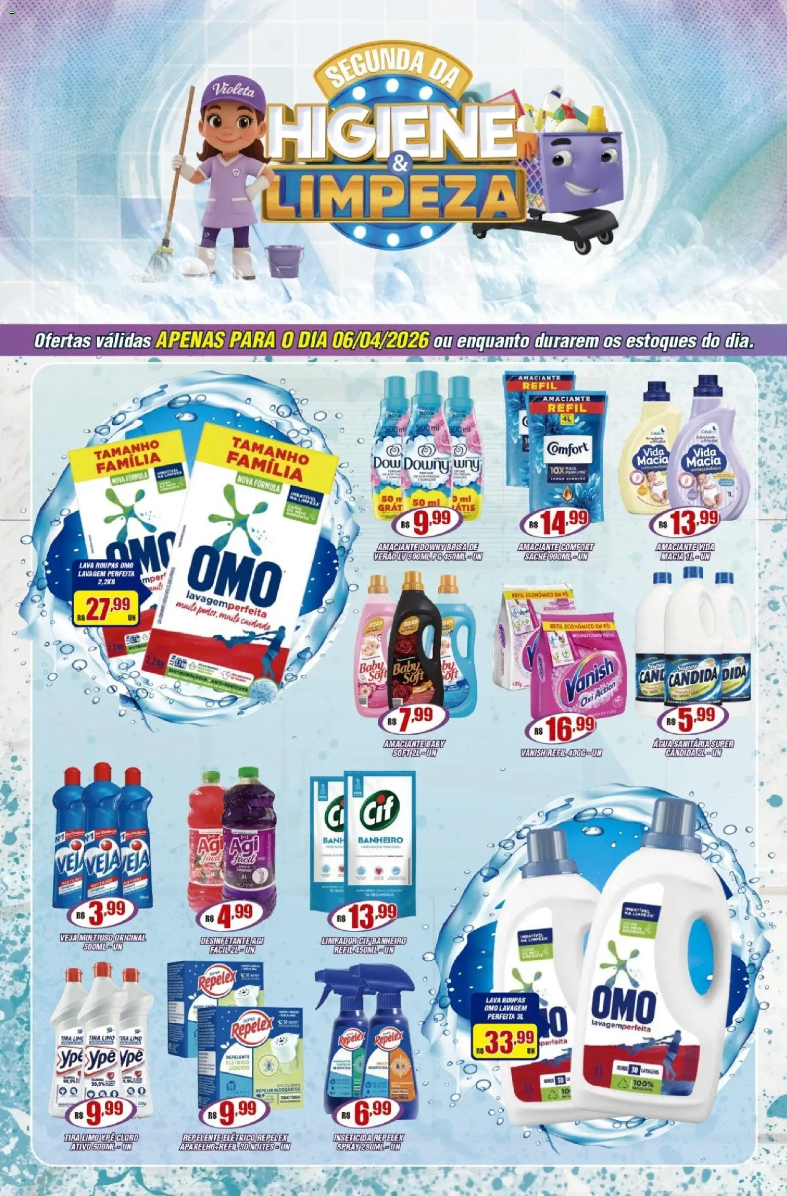 Violeta Supermercados - Ofertas da semana - página 1- válido a partir de 06/04/2026
