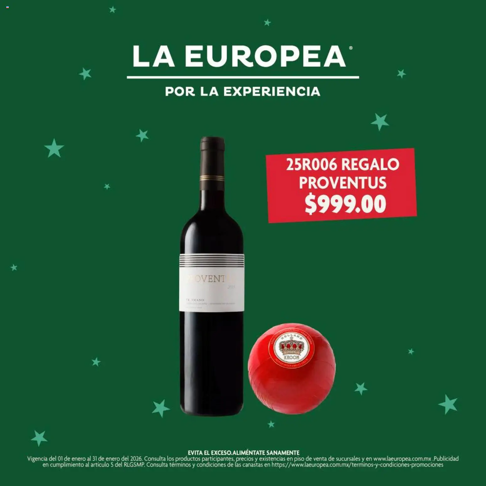 La Europea catálogo La mejor selección de vinos y productos gourmet - página 1- válido desde 01/01/2026