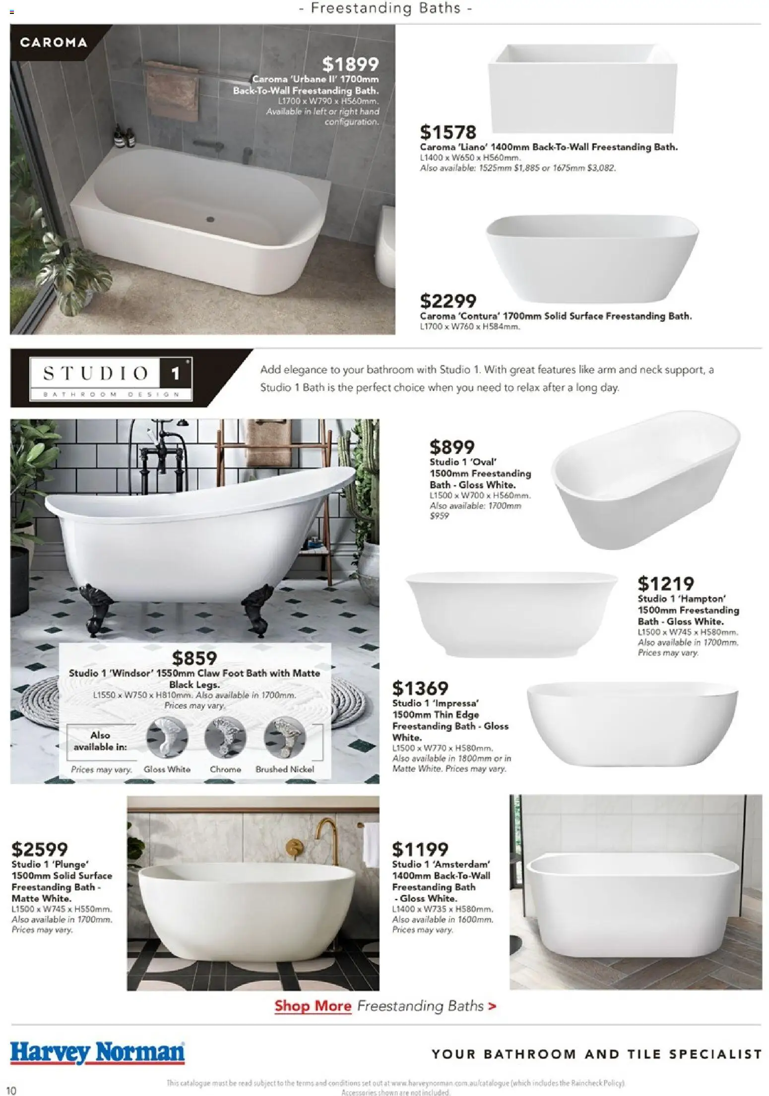 Harvey Norman April Bathroom - page 10- valid from 08/04/2026