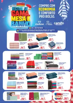 Pré-visualização Mateus - Ofertas Festival de Cama Mesa e Banho válida a partir de 20/10/2025