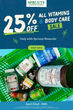 Preview Sprouts Weekly Ad valid from 04/22/2026