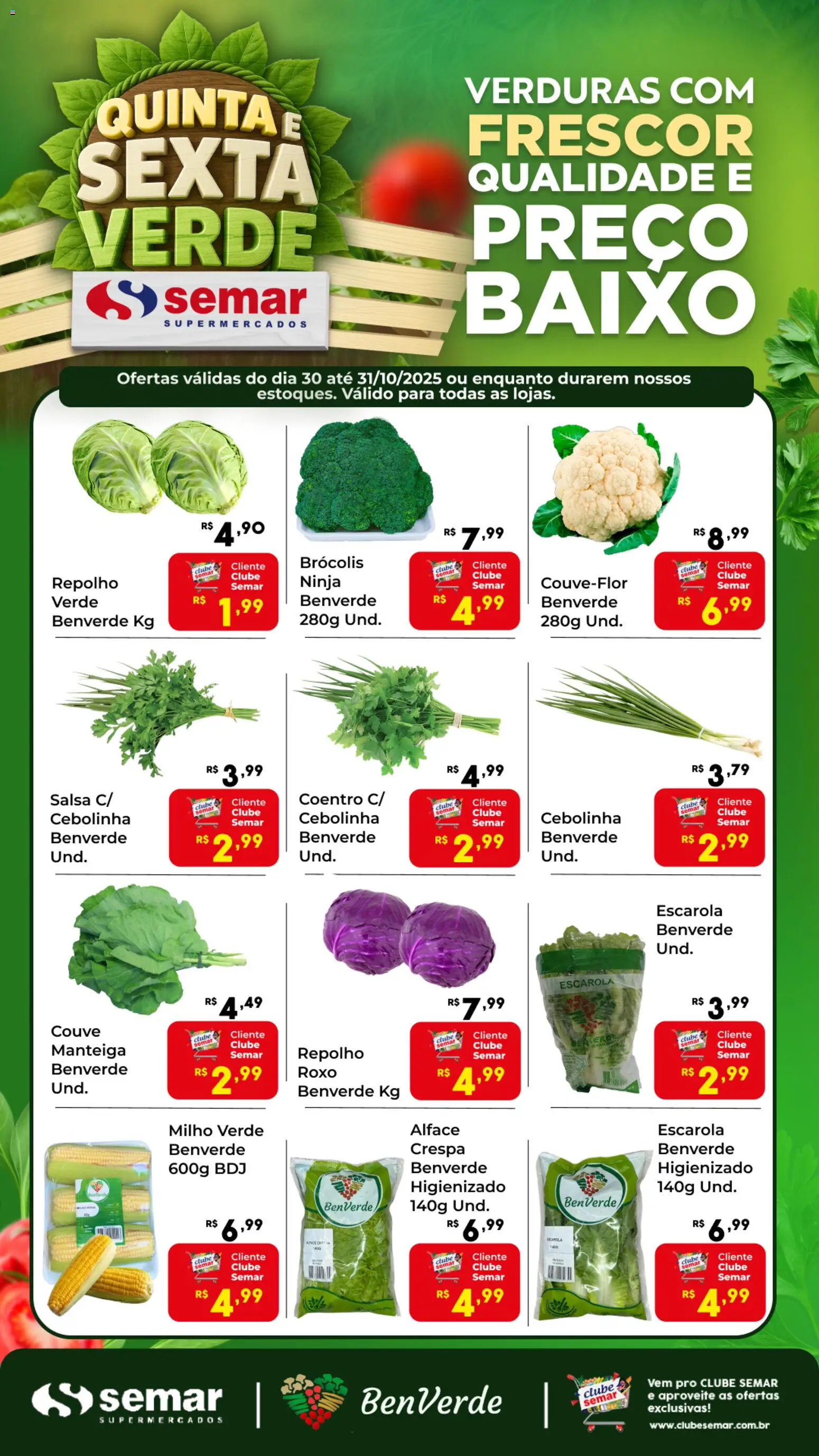 Semar Supermercado - Ofertas BenVerde - página 1- válido a partir de 30/10/2025
