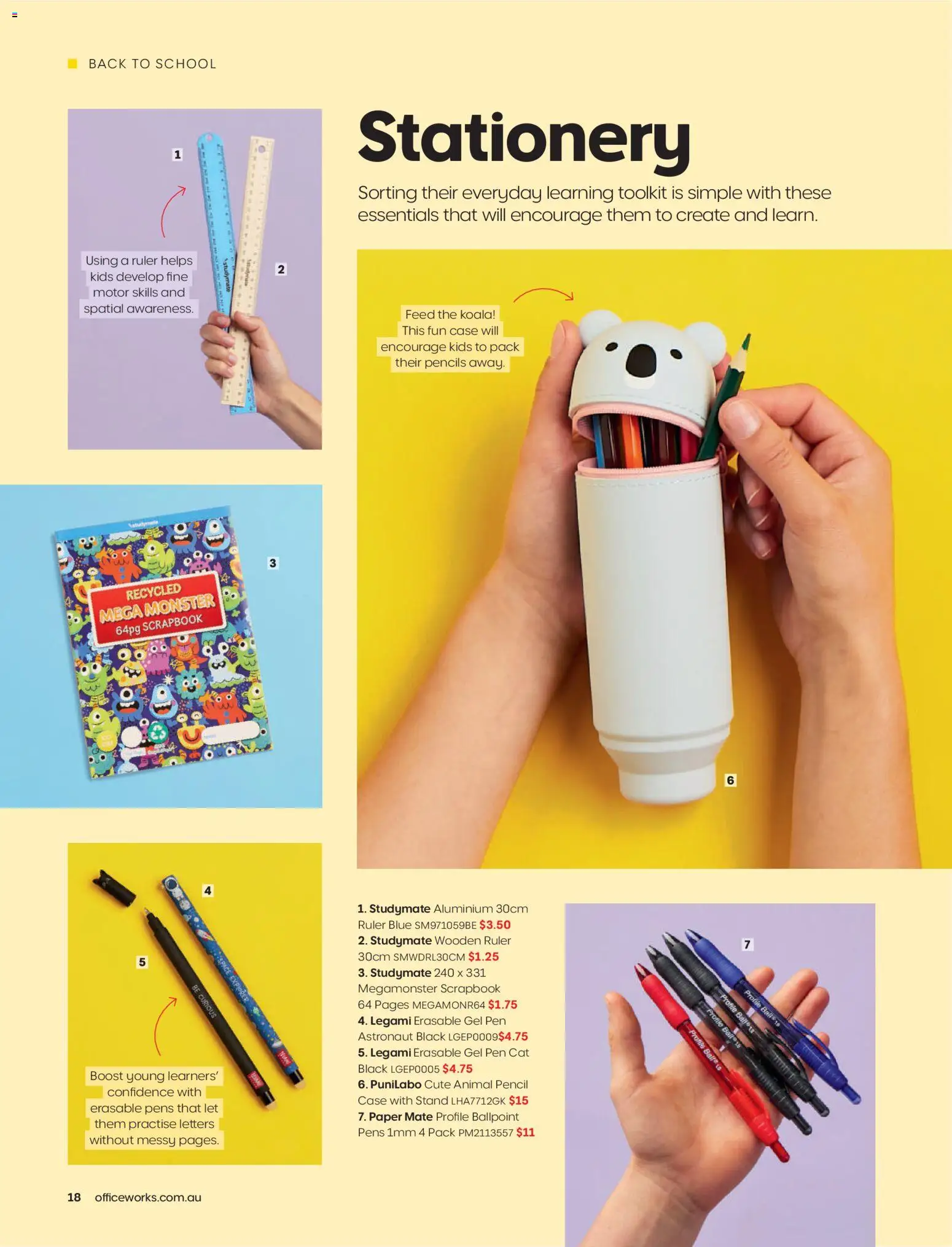 Officeworks Magazine - page 18- valid from 01/01/2026