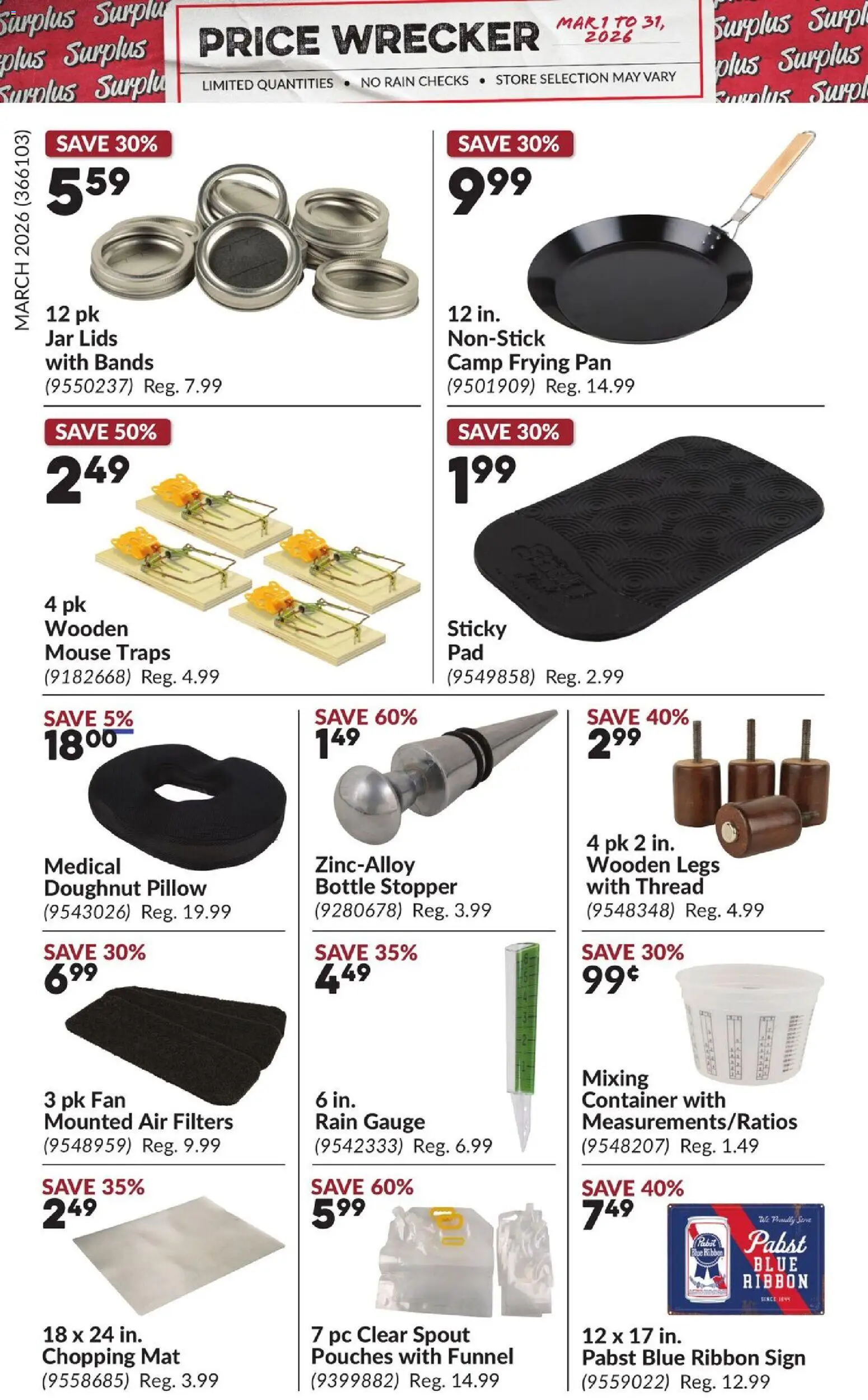 Princess Auto flyer - Price Wrecker - page 9- valid from Mar 1, 2026