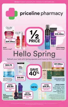 Priceline Pharmacy catalogue preview - valid from 28/08/2025