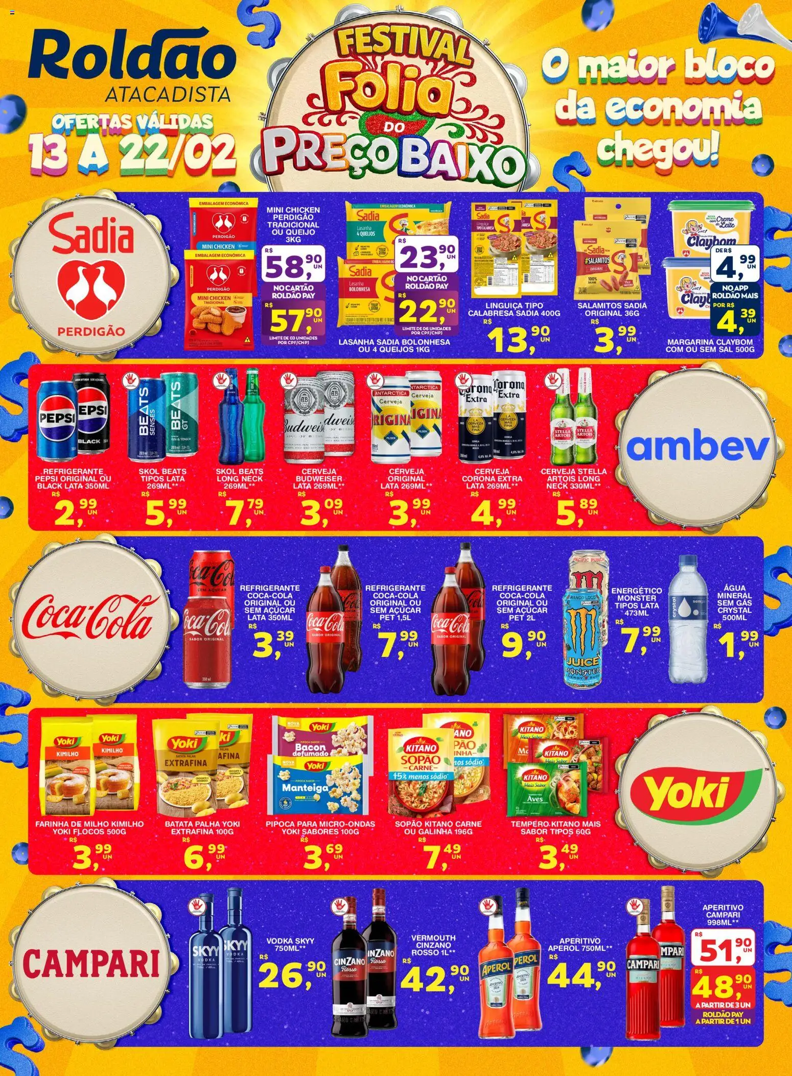 Roldão - Ofertas Festival de Carnaval - página 1- válido a partir de 13/02/2026
