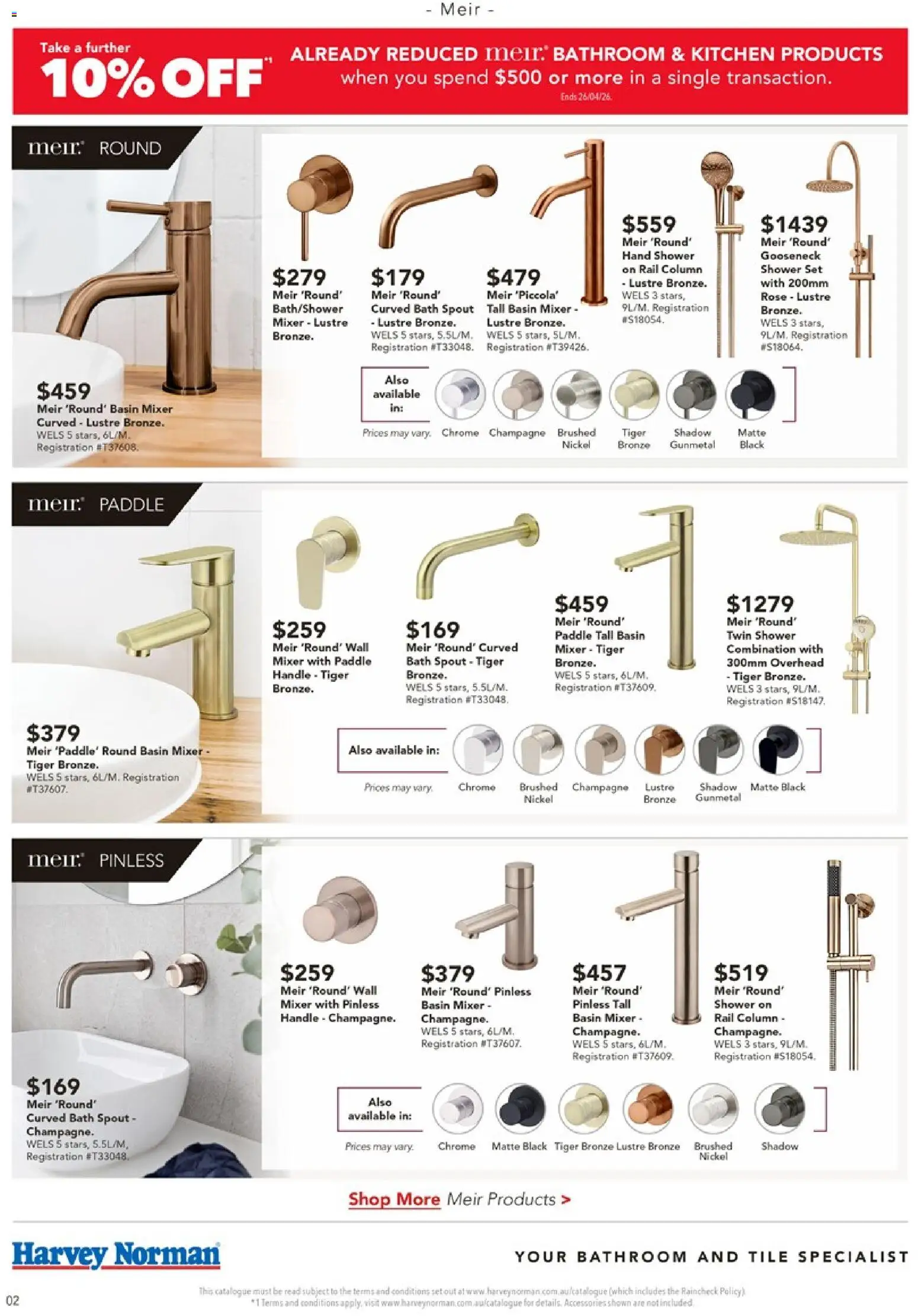 Harvey Norman April Bathroom - page 2- valid from 08/04/2026