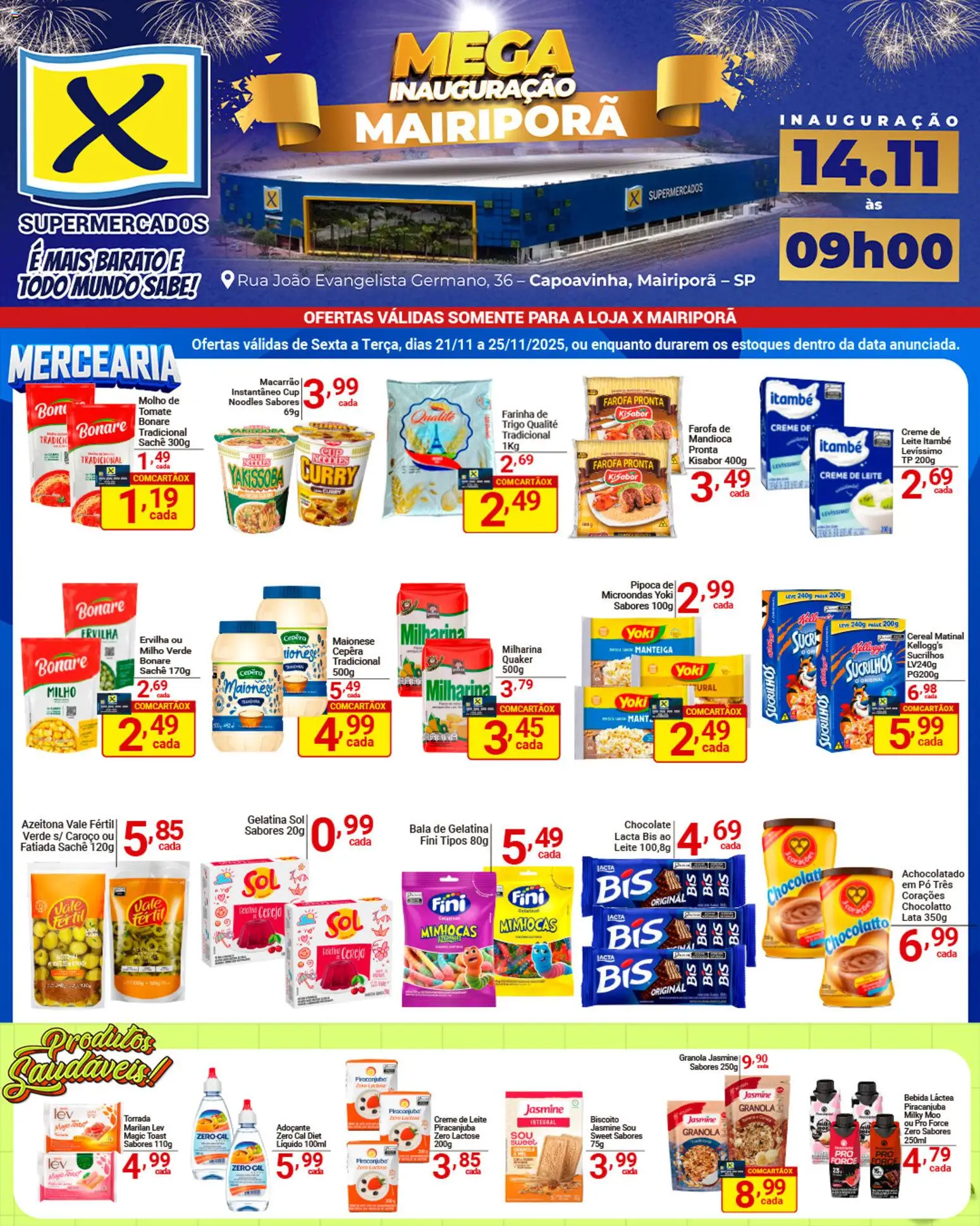 X Supermercados - Ofertas da semana - página 1- válido a partir de 21/11/2025
