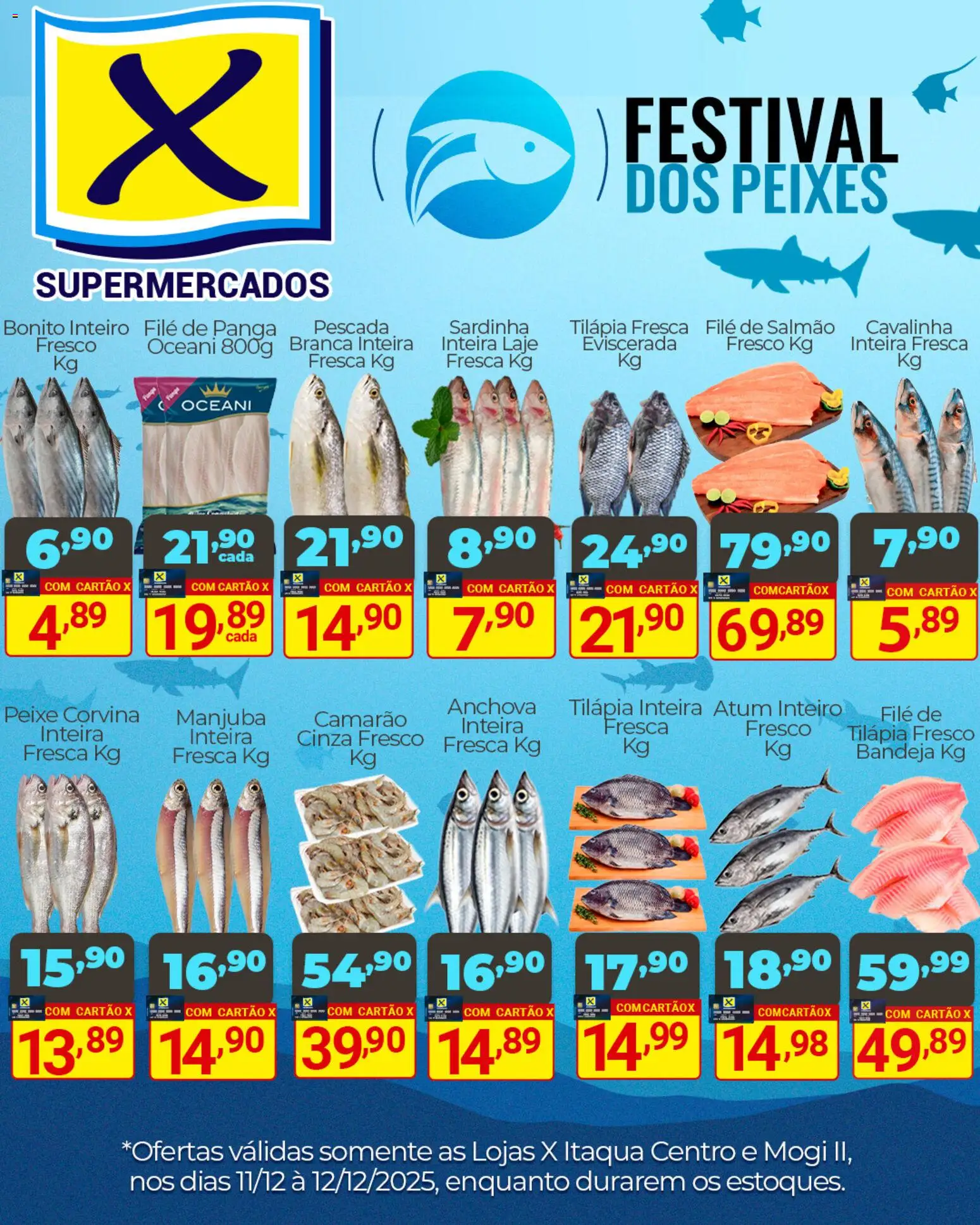 X Supermercados - Ofertas Festival dos Peixes  - página 1- válido a partir de 11/12/2025
