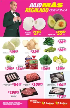 Soriana - Fin de Semana Mercado: Ver, Tab, Chis, Camp, Yuc y Q. Roo válido desde 18/07/2025