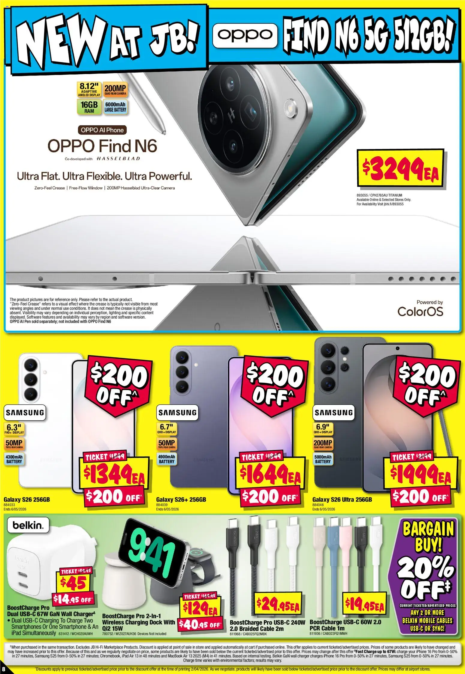 JB Hi-Fi catalogue  - page 8- valid from 16/04/2026