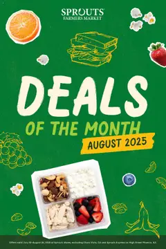 Preview Sprouts Monthly Ad valid from 07/31/2025