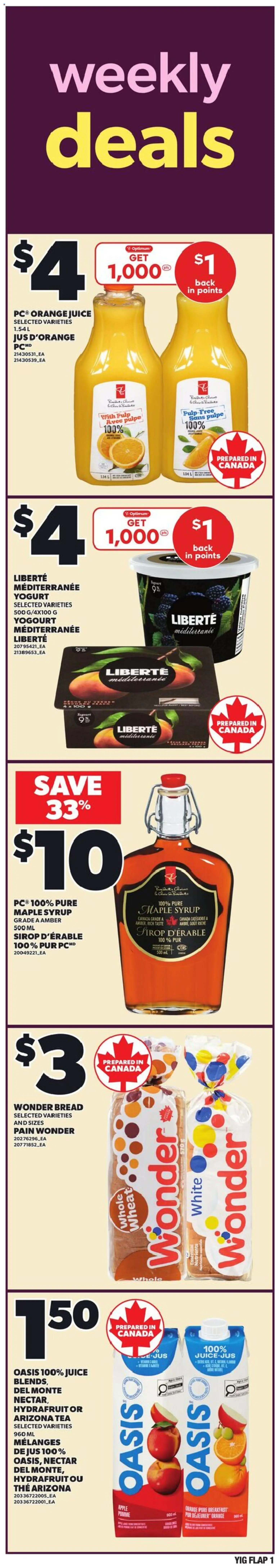 Independent Grocer weekly flyer / circulaire - page 1- valid from Jan 15, 2026