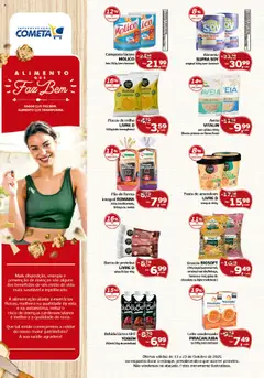 Pré-visualização Cometa Supermercados - Ofertas Alimento Que Faz Bem válida a partir de 13/10/2025
