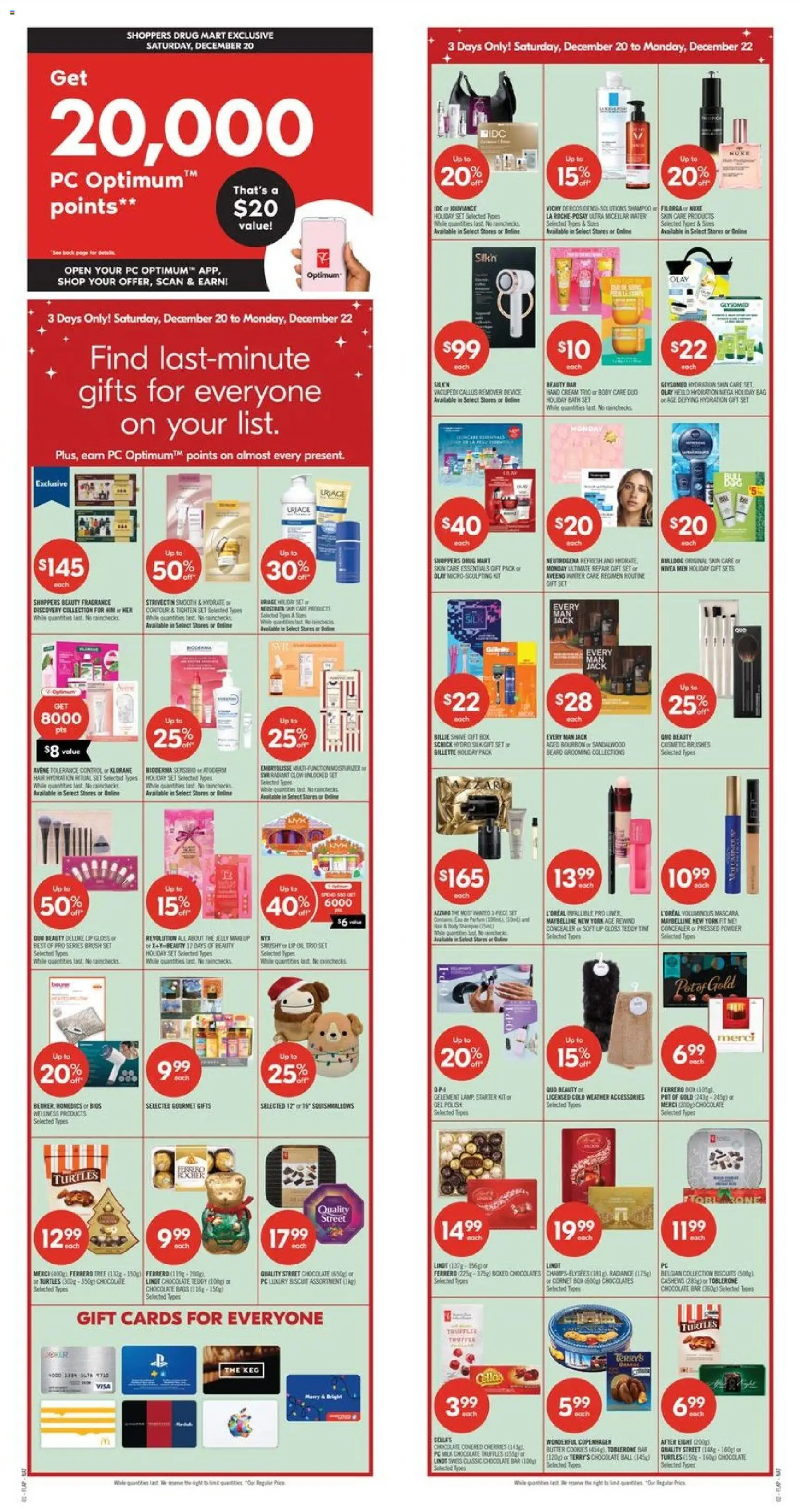 Shoppers weekly flyer / circulaire - page 1- valid from Dec 20, 2025